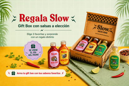 Slow Gift Box | Caja de regalo con 3 salsas fermentadas artesanales