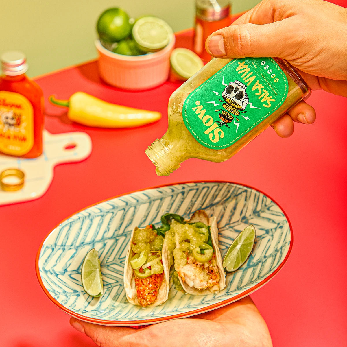 Salsa de Piña y Ají Verde