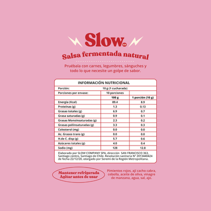 Detalle salsa fermentada de cacho de cabra - sin conservantes