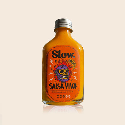 Botella de salsa fermentada de habanero y zanahoria - Slow Company 250ml