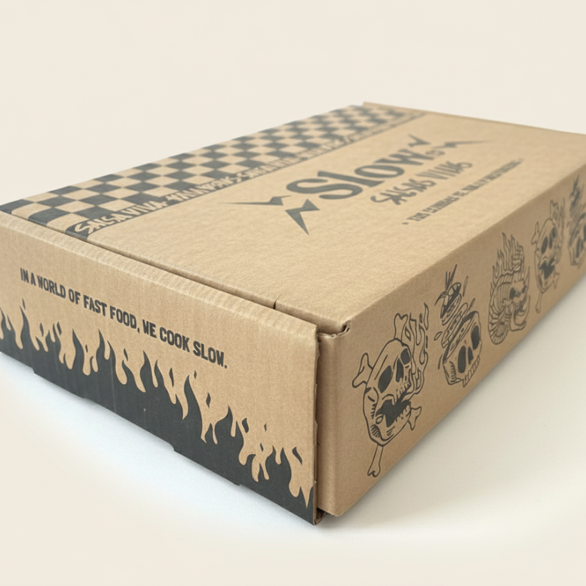 Caja Slow con tres salsas fermentadas naturales listas para regalo