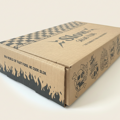 Caja Slow con tres salsas fermentadas naturales listas para regalo